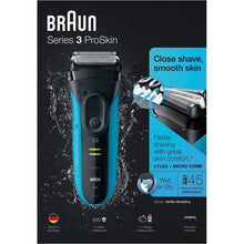 Buy Braun,Braun Series 3 ProSkin Electric Shaver, Electric Razor For Men With Pop Up Precision Trimmer, Sensitive Blades, Wet & Dry, Rechargeable & Cordless, 2 Pin Bathroom Plug, 3040s, Black/Blue Razor - Gadcet.com | UK | London | Scotland | Wales| Ireland | Near Me | Cheap | Pay In 3 | Health Care