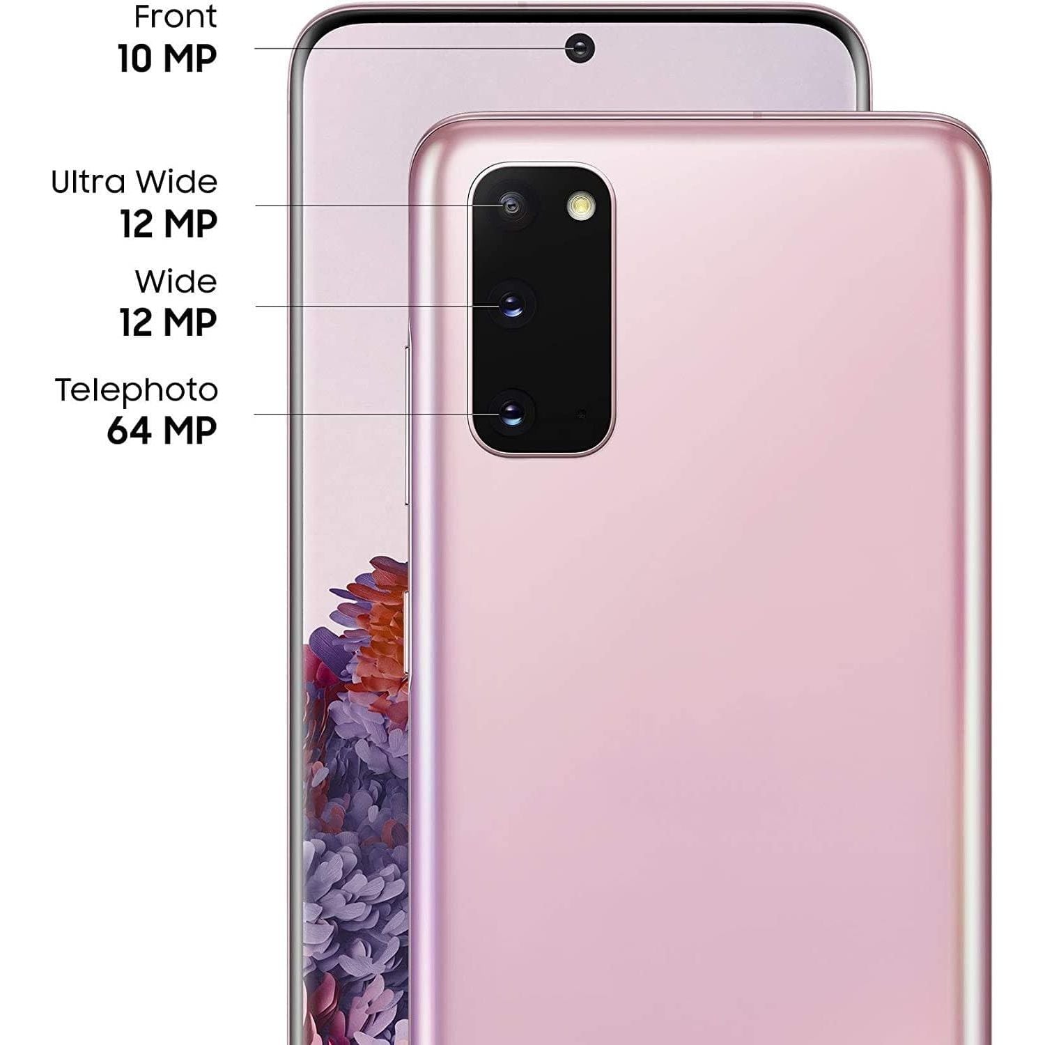 Buy Samsung,Samsung Galaxy S20 128GB, Cloud pink - Unlocked - Gadcet.com | UK | London | Scotland | Wales| Ireland | Near Me | Cheap | Pay In 3 | Mobile Phones