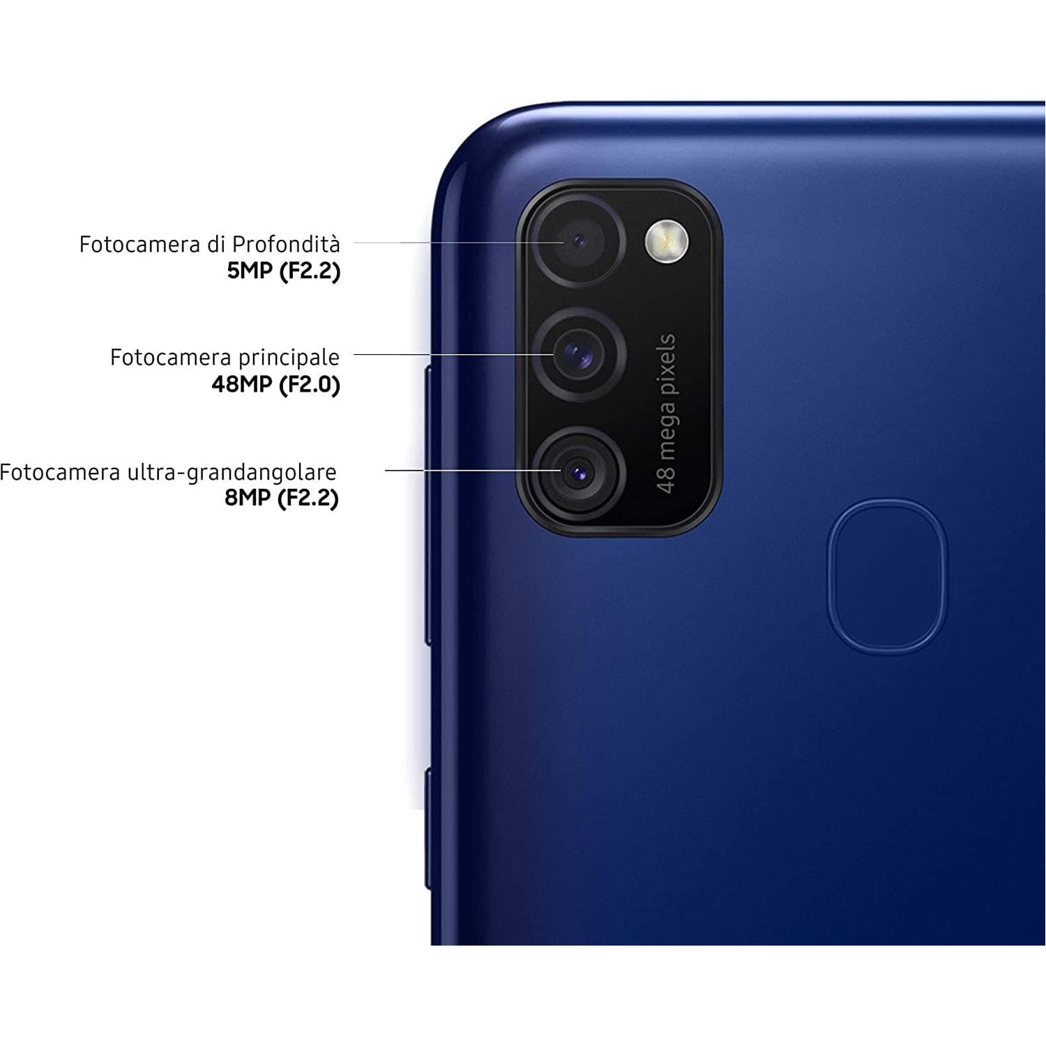 Samsung,SAMSUNG GALAXY M21 4GB RAM 64 GB - Blue - Gadcet.com