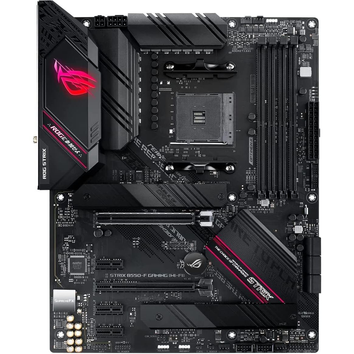 Buy ASUS,Asus ROG STRIX B550-F GAMING(WI-FI) Motherboard PC base AMD AM4 Form factor ATX Motherboard chipset AMD® B550 - Gadcet.com | UK | London | Scotland | Wales| Ireland | Near Me | Cheap | Pay In 3 | Motherboards