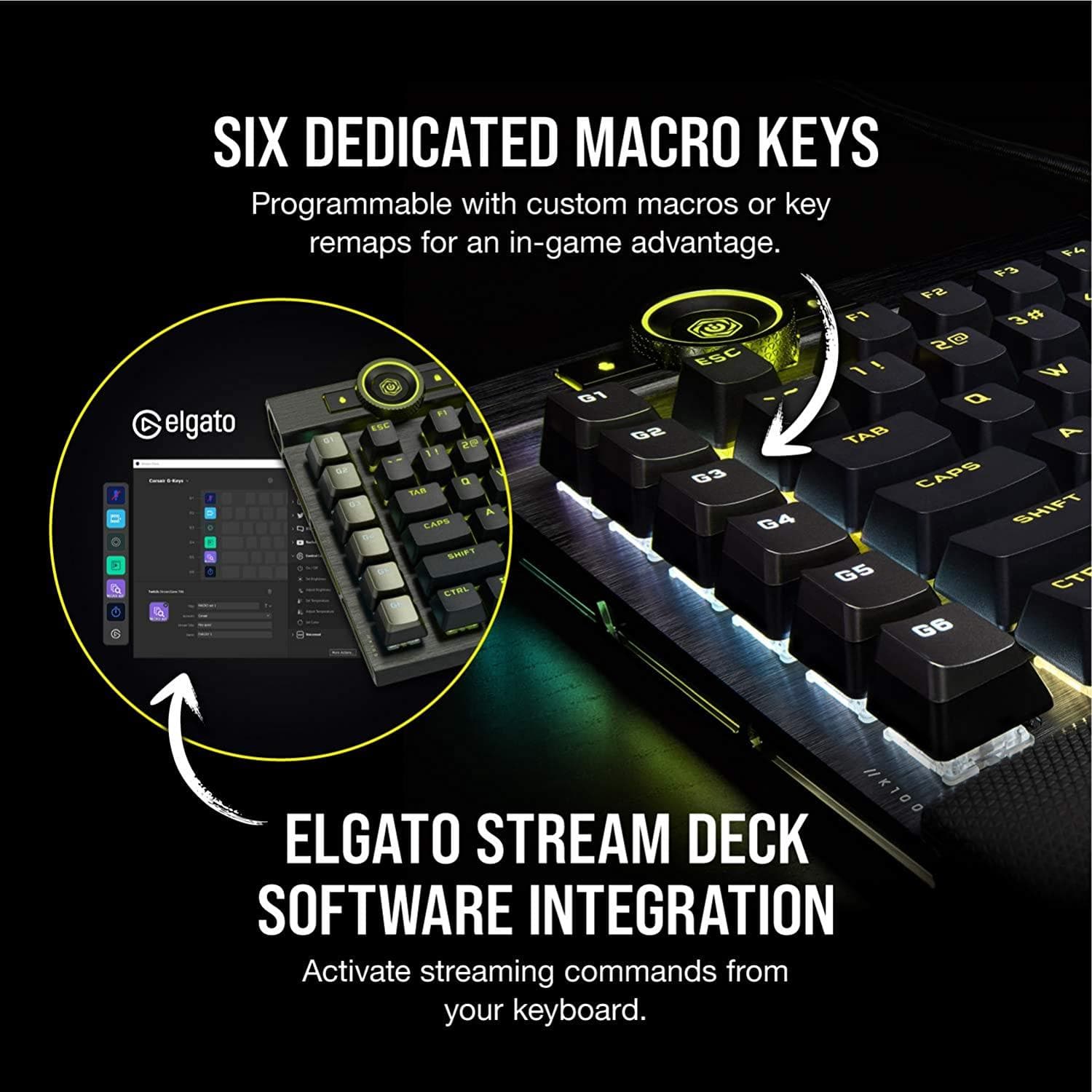 Buy Corsair,Corsair K100 RGB MX Speed Mechanical Gaming Keyboard - Gadcet.com | UK | London | Scotland | Wales| Ireland | Near Me | Cheap | Pay In 3 | Keyboards