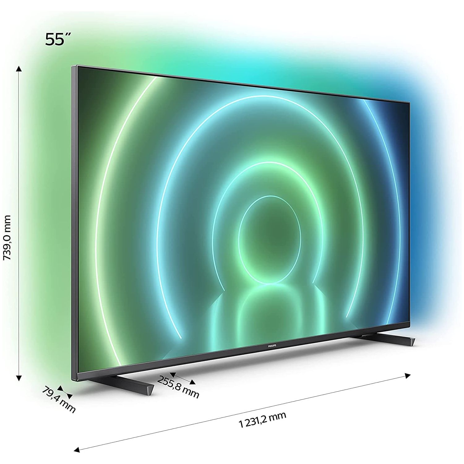Philips,Philips 55PUS7906/12 - 55-Inch 4K LED TV , Pixel Precise UHD & HDR, Dolby Vision & Dolby Atmos, - Gadcet.com