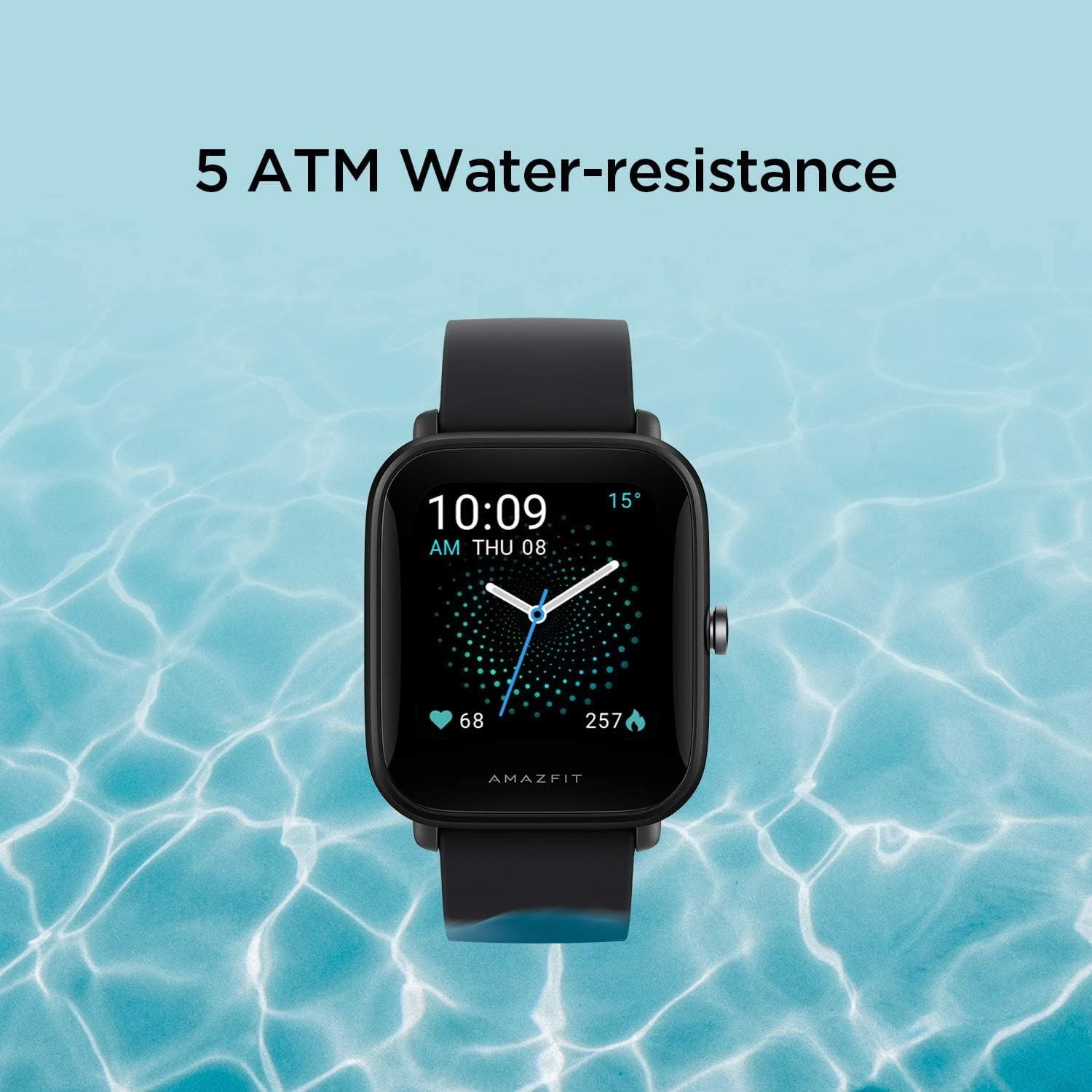 Buy Amazfit,Amazfit Bip U Smartwatch Fitness Tracker with Heart Rate, Sleep, Stress, SpO2 Monitor, 1.43" Color Touch Screen, 5 ATM Waterproof, 60+ Sports Modes, 9 Day Battery Life, Black - Gadcet.com | UK | London | Scotland | Wales| Ireland | Near Me | Cheap | Pay In 3 | Watches