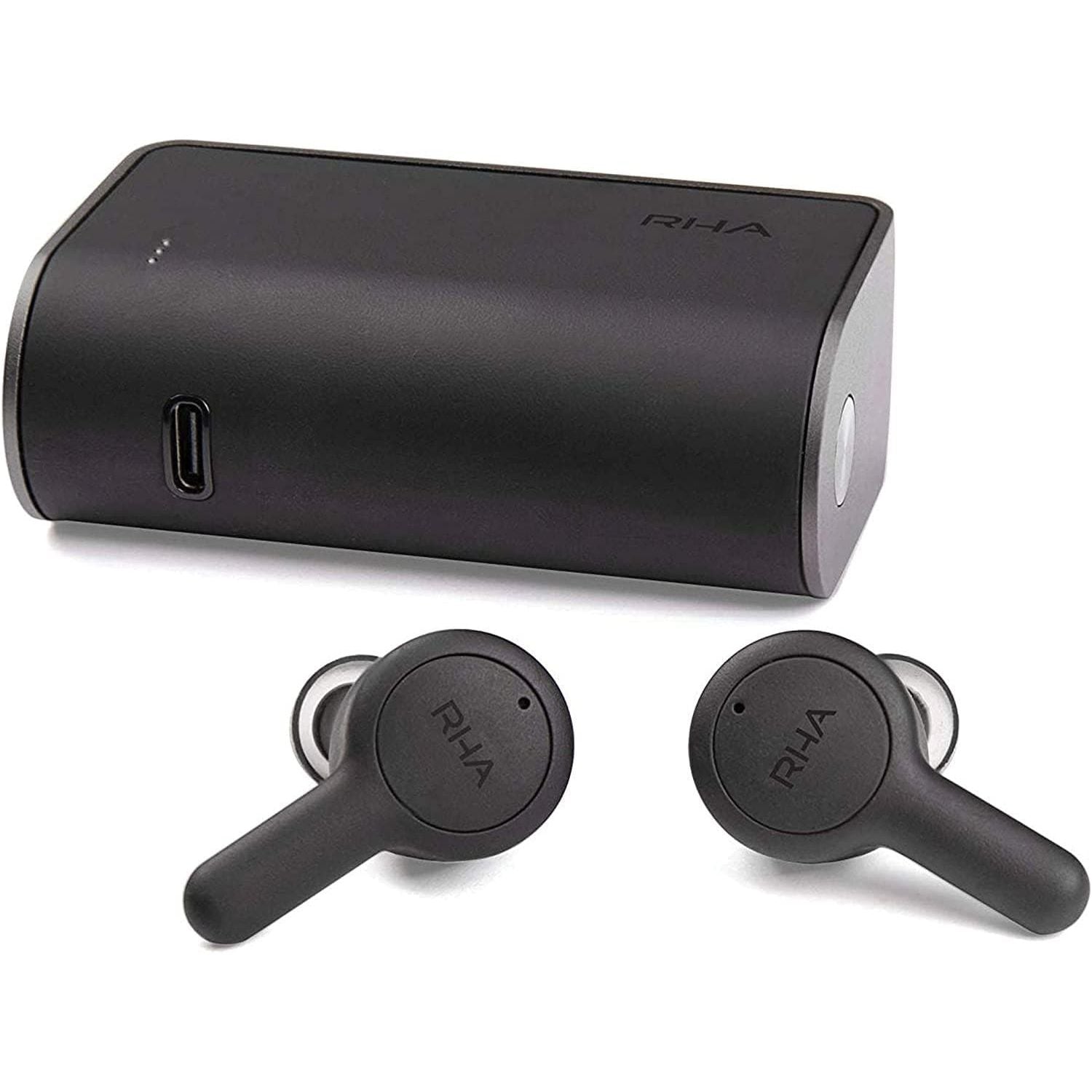 Buy RHA,RHA Trueconnect - Carbon Black: True Wireless Earbuds with Bluetooth 5 & Sweatproof for Sport Activity - Gadcet.com | UK | London | Scotland | Wales| Ireland | Near Me | Cheap | Pay In 3 | Headphones
