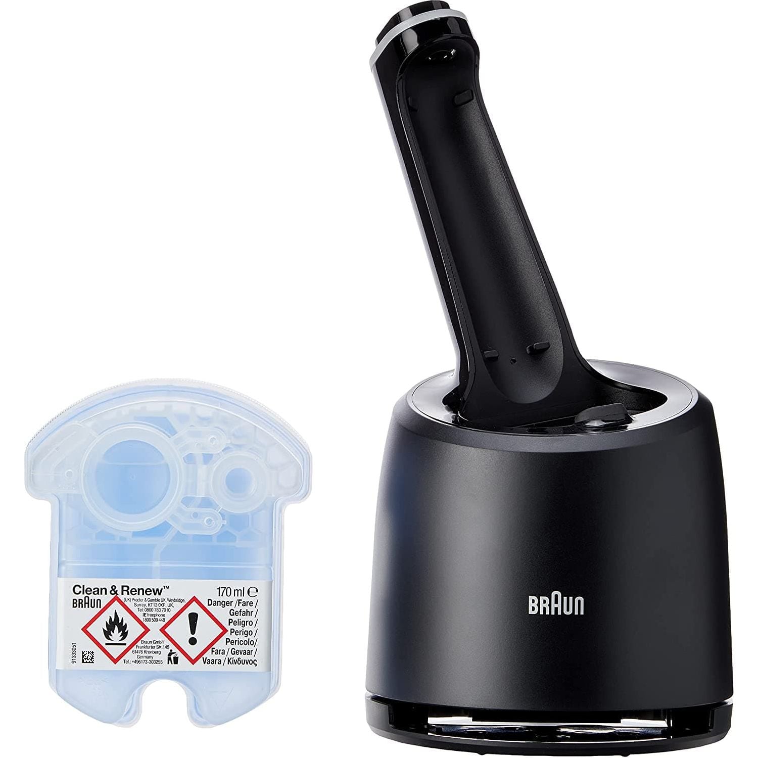 Braun Series 6 Electric Shaver for Men with Beard Trimmer, Precision Trimmer & SmartCare Centre, Wet & Dry, UK 2 Pin Plug, 60-B7500cc, Blue Razor - Gadcet.com