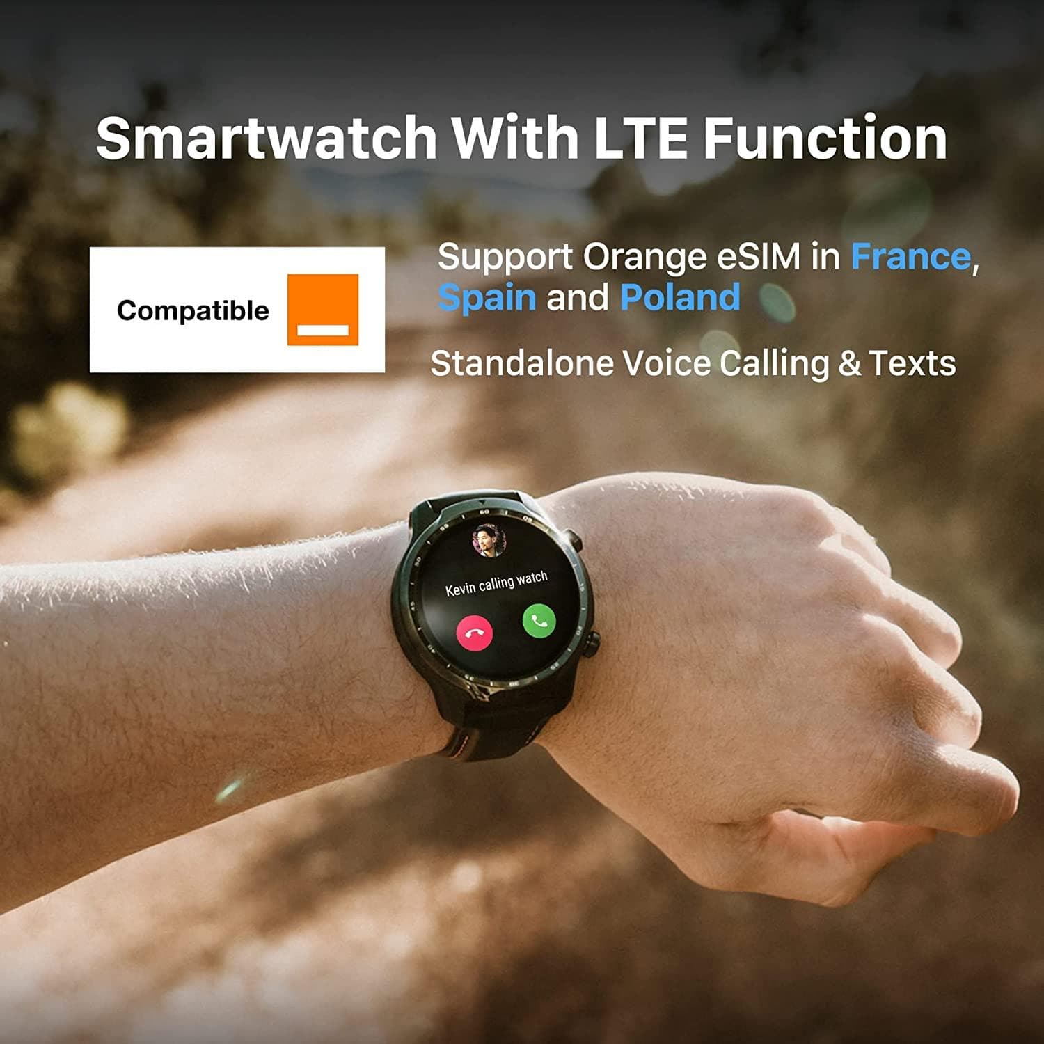 Buy Ticwatch,Ticwatch Pro 3 LTE smartwatch, Wear OS by Google, Qualcomm Snapdragon Wear 4100 platform, heart rate sleep tracking and NFC, IP68 ready to swim, long battery life, Vodafone only - Gadcet.com | UK | London | Scotland | Wales| Ireland | Near Me | Cheap | Pay In 3 | Watches