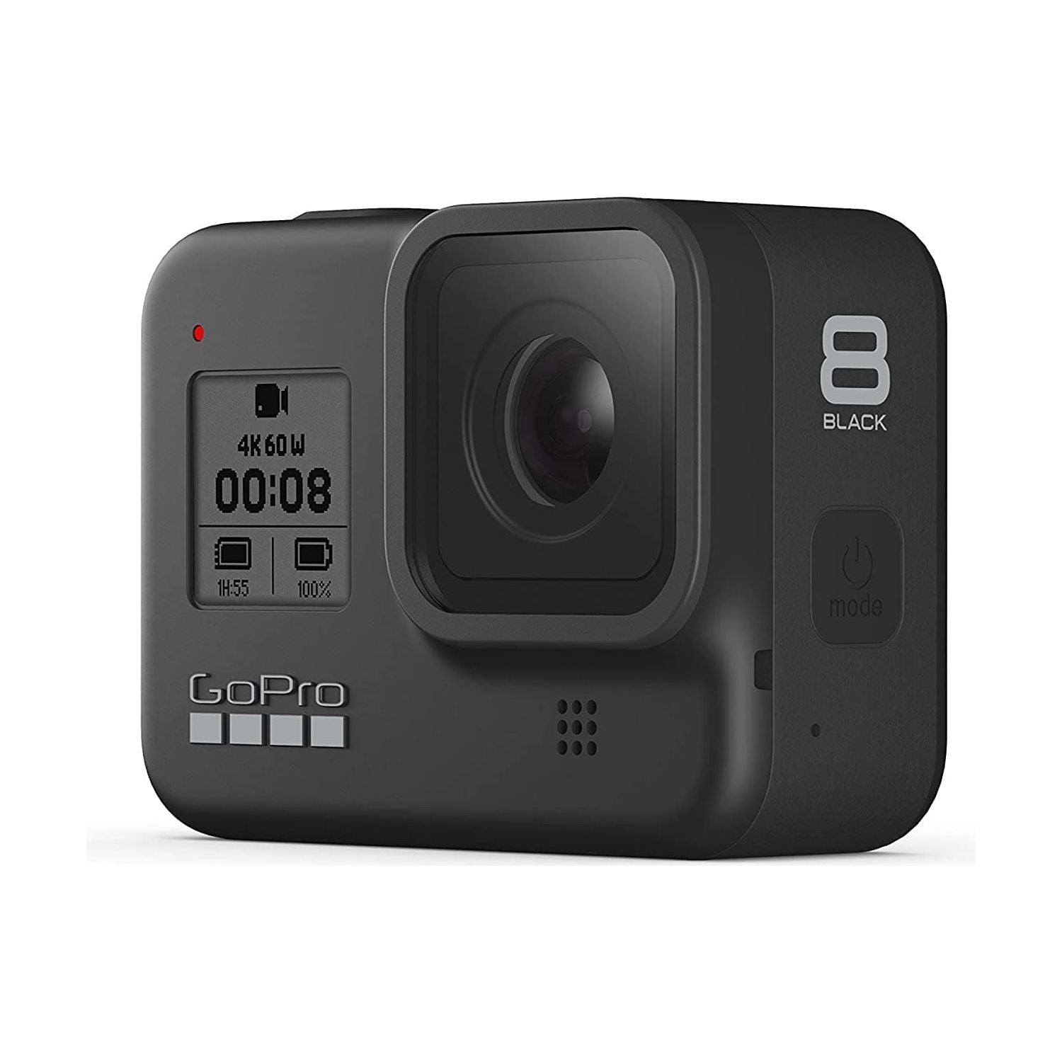 GoPro HERO8 Black - Waterproof 4K Digital Action Camera with Hypersmooth Stabilisation, Touch Screen and Voice Control - Live HD Streaming