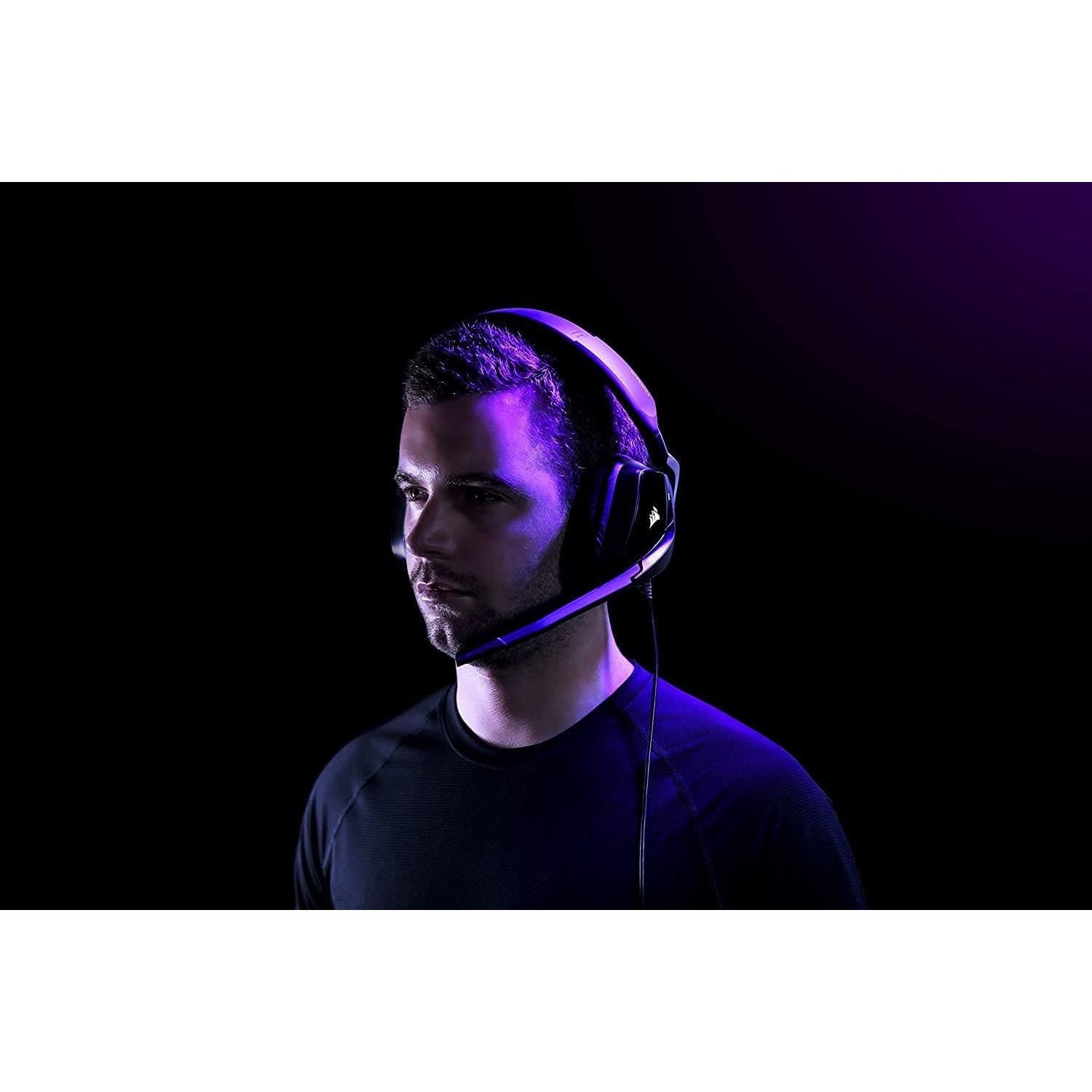 Buy Corsair,Corsair VOID ELITE RGB Stereo/7.1 Carbon Wired USB Gaming Headset - Gadcet.com | UK | London | Scotland | Wales| Ireland | Near Me | Cheap | Pay In 3 | Headphones & Headsets