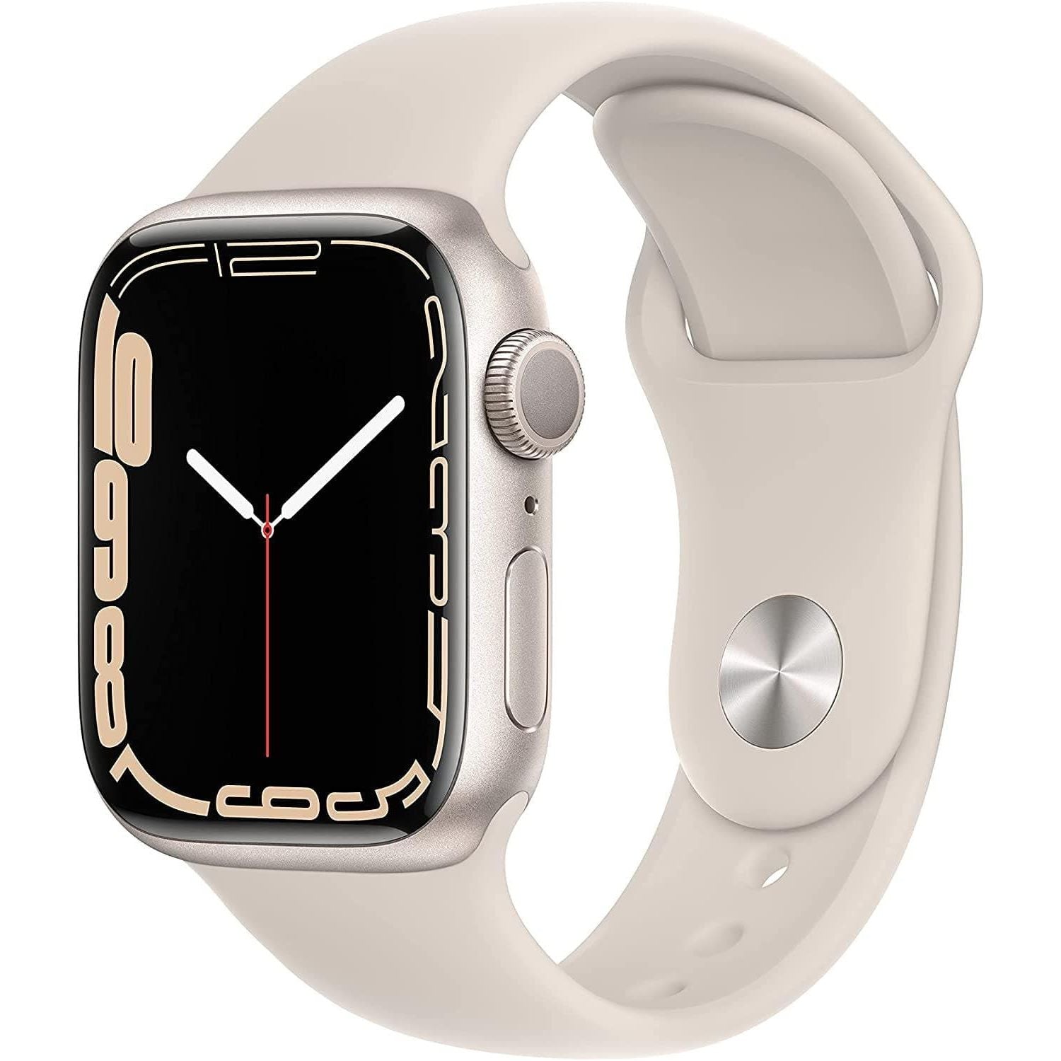 Buy Apple,Apple Watch Series 7 (GPS, 41mm) - Starlight Aluminium Case with Starlight Sport Band - Gadcet.com | UK | London | Scotland | Wales| Ireland | Near Me | Cheap | Pay In 3 | Watches