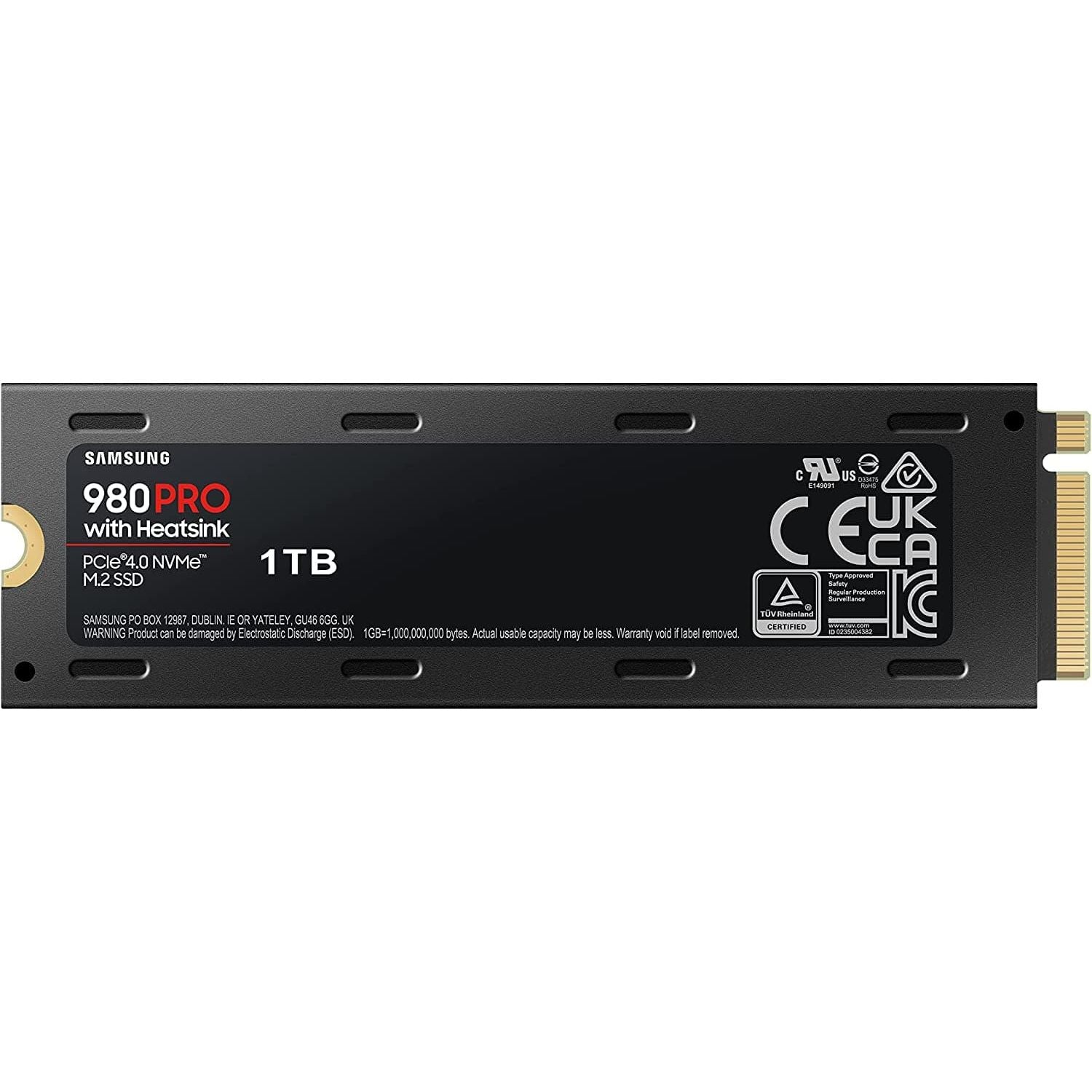 Buy Samsung,Samsung 980 PRO with Heatsink 1TB SSD for PS5 & PC - Gadcet.com | UK | London | Scotland | Wales| Ireland | Near Me | Cheap | Pay In 3 | Hard Drives