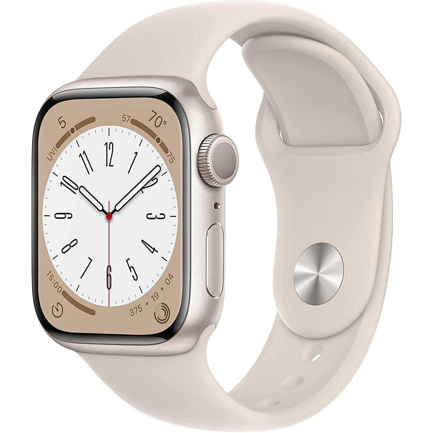Apple Watch Series 8 GPS 41mm Alu Case Starlight Sport Band - MNP63B/A - Gadcet.com
