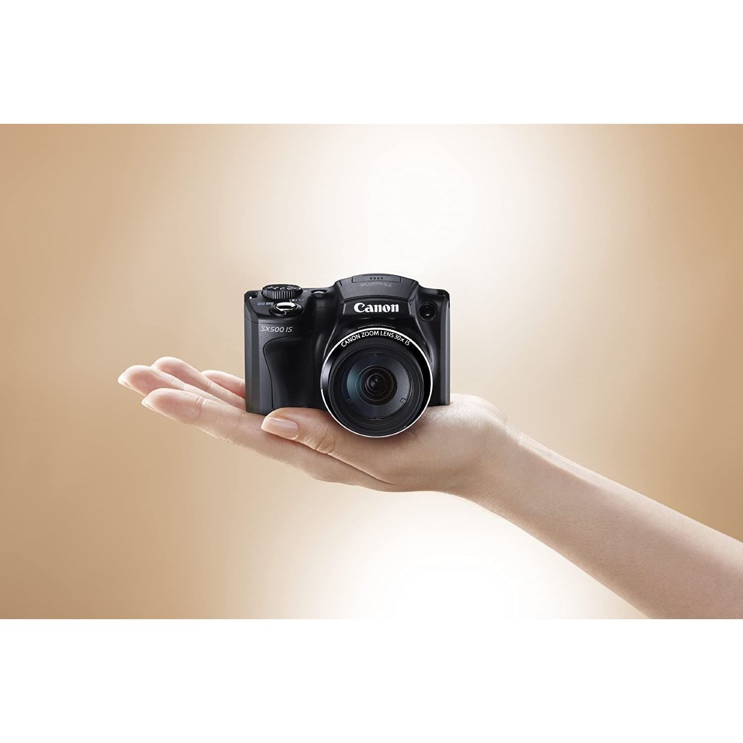 Canon,Canon PowerShot SX500 IS Digital Camera - Black (16.0 MP, 30x Optical Zoom) - Gadcet.com