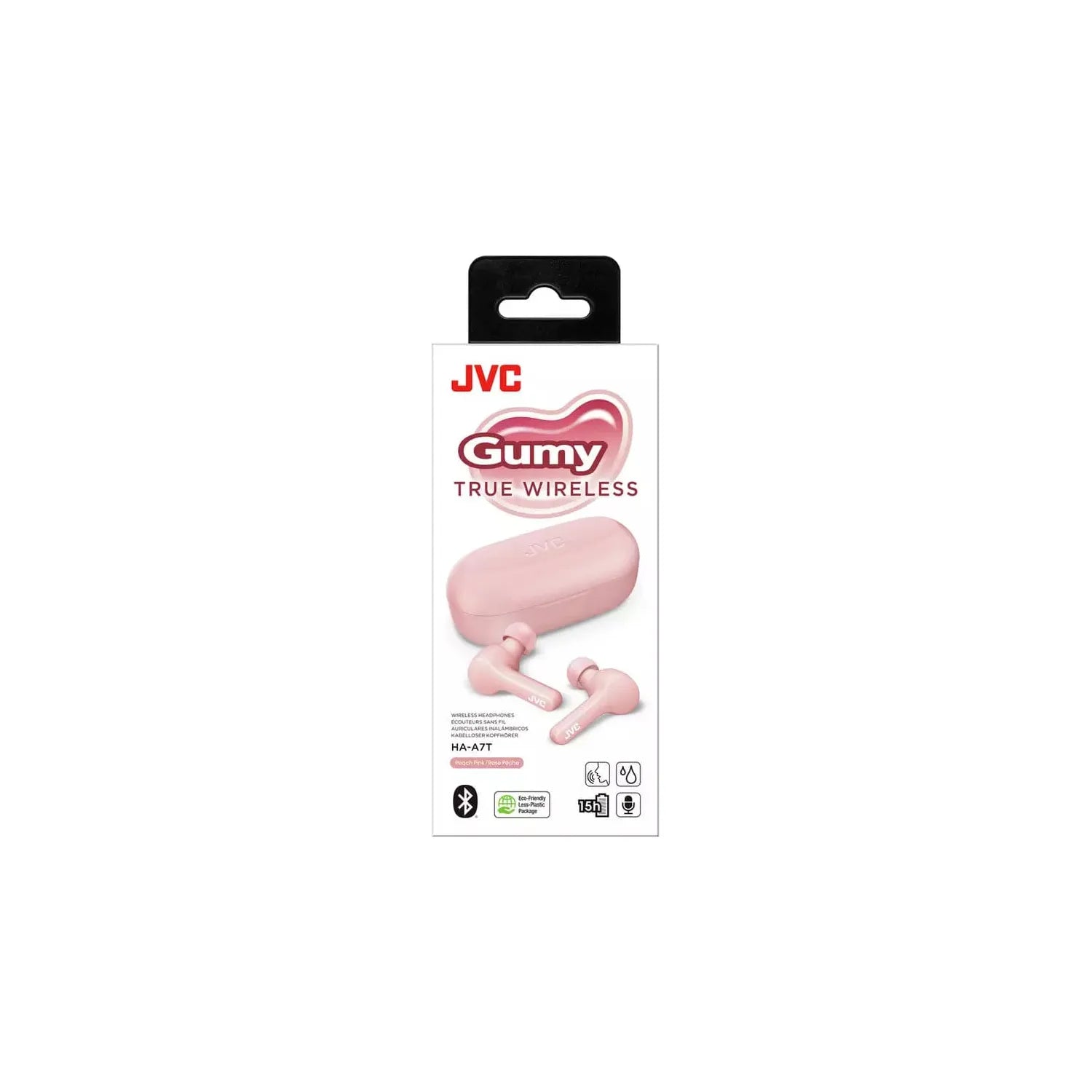 JVC Gumy In-Ear True Wireless Earbuds - Pink