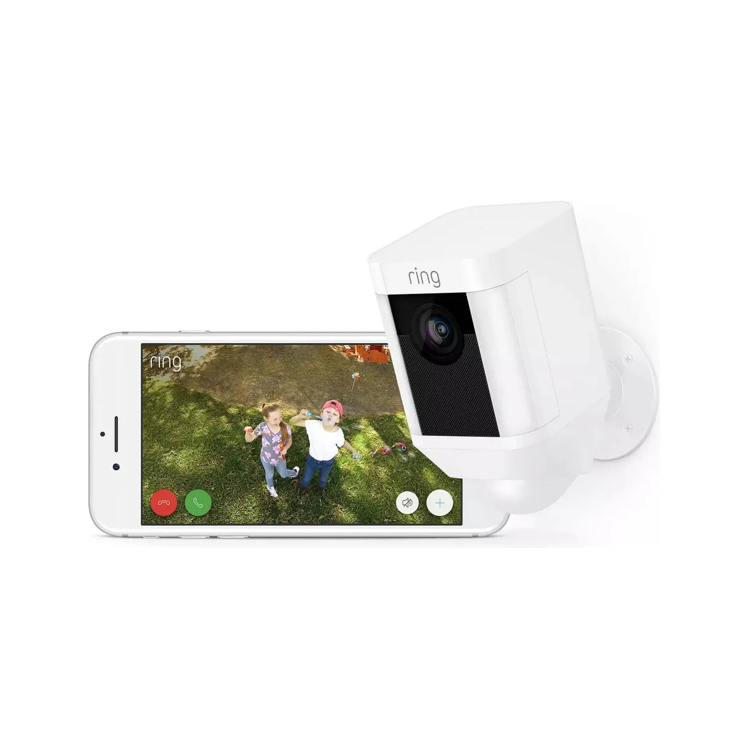 Buy Ring,Ring Spotlight Cam Battery Security Camera- White - Gadcet.com | UK | London | Scotland | Wales| Ireland | Near Me | Cheap | Pay In 3 | Security Monitors & Recorders