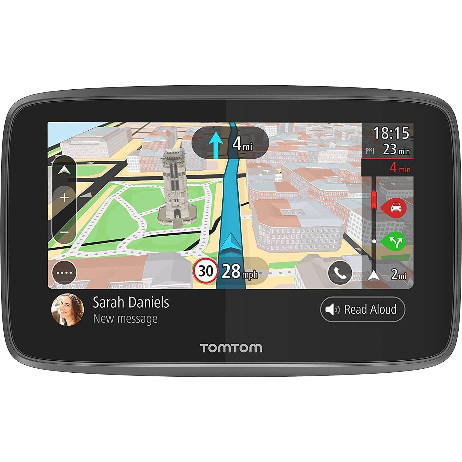 TomTom 4PN60 Car Sat Nav GO 620, 6 Inch with Handsfree Calling, Capacitive Screen - Black