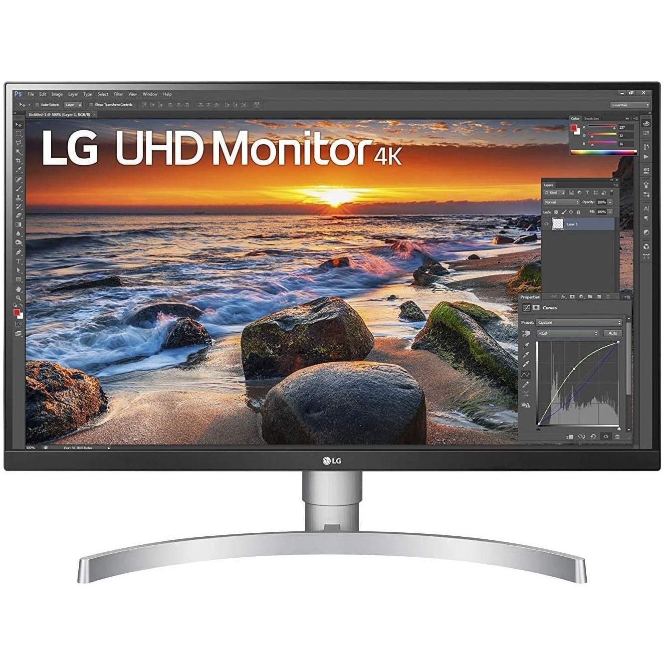 Buy LG,LG Electronics UHD 4K Monitor - 27UN83A-W, 27 inch, IPS Monitor, 60 Hz,5 ms,3840 x 2160 px, USB Type-C, sRGB 99%, Radeon FreeSync, White - Gadcet.com | UK | London | Scotland | Wales| Ireland | Near Me | Cheap | Pay In 3 | Monitors