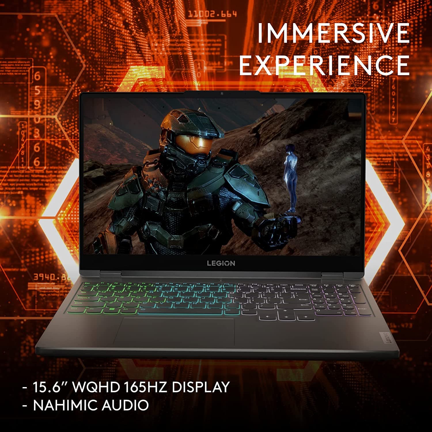 LENOVO Legion 5 Pro 16IAH7H 16" Gaming Laptop - Intel Core i7 - 12700H @ 2.3GHz, RTX 3070 Ti, 16GB RAM 1 TB SSD - Storm Grey