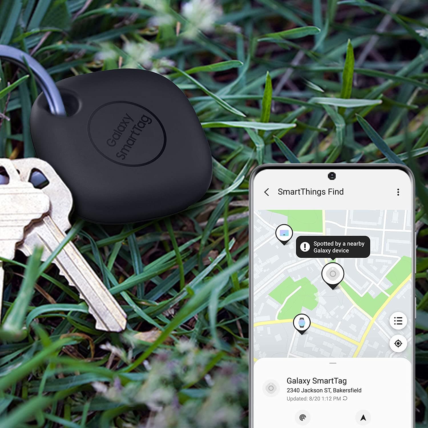 Samsung Galaxy SmartTag Bluetooth Item Finder and Key Finder