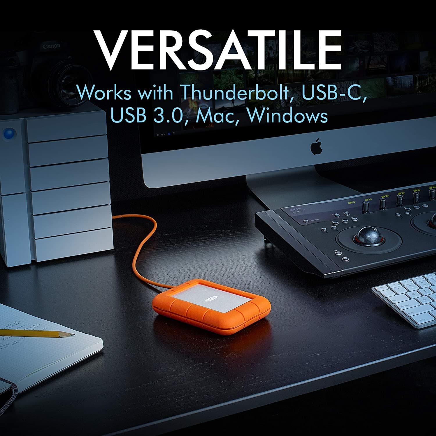 LaCie Rugged USB-C , 2TB , Portable External Hard Drive - Gadcet.com
