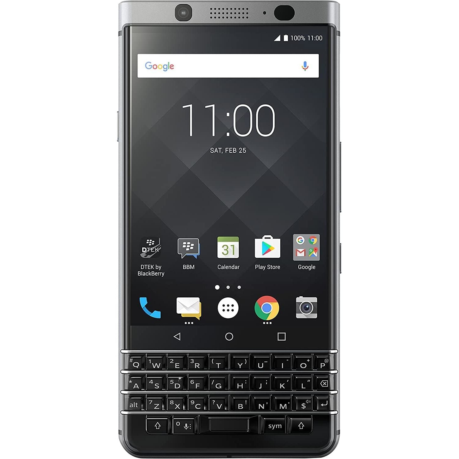 Buy BlackBerry,BlackBerry KEYone 32GB 3GB RAM, Smartphone, Silver - Unlocked - Gadcet.com | UK | London | Scotland | Wales| Ireland | Near Me | Cheap | Pay In 3 | Mobile Phones