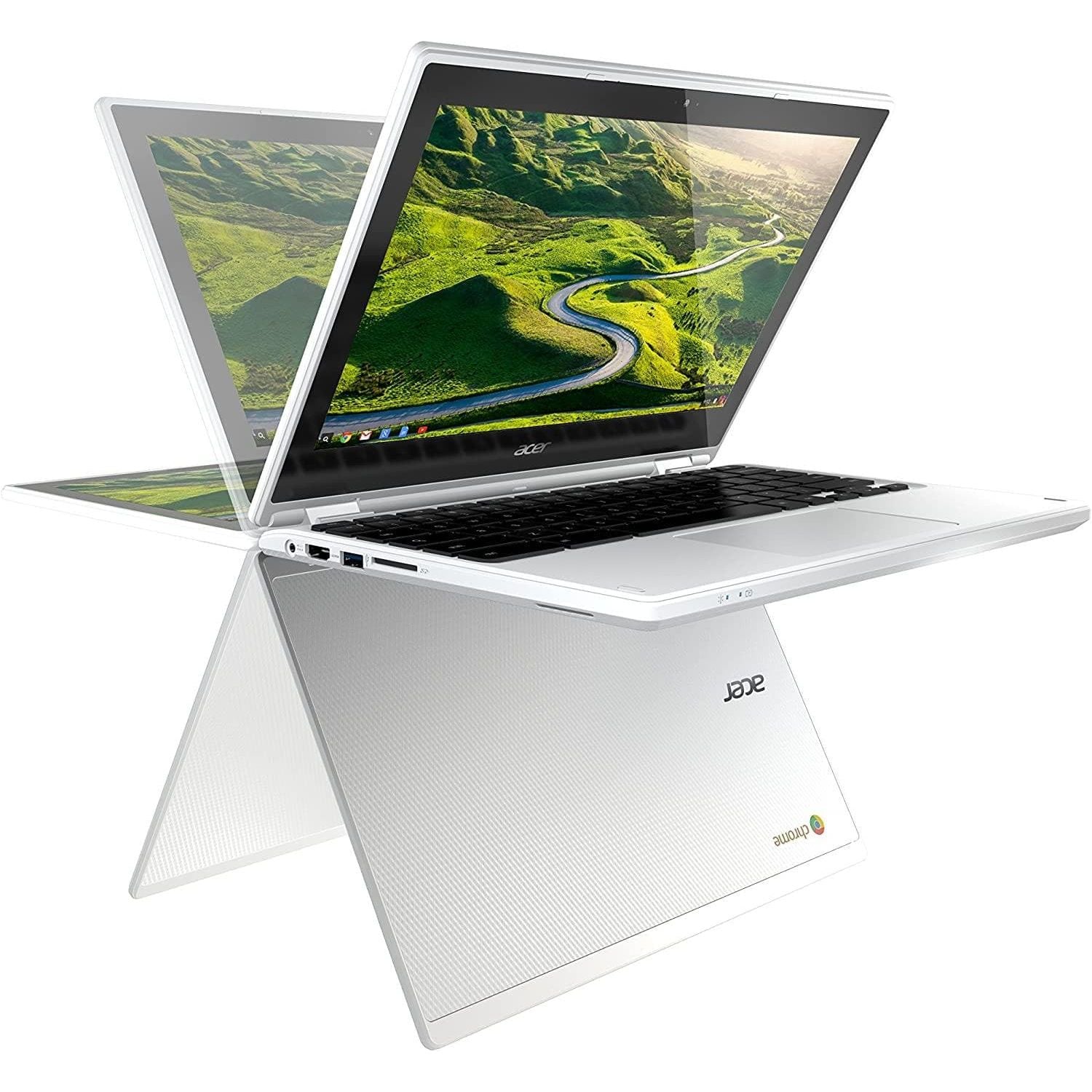 Buy Test,Acer R11 CB5-132T, Intel Celeron N3060, 4GB, 32GB, Touchscreen Chromebook -White - Gadcet.com | UK | London | Scotland | Wales| Ireland | Near Me | Cheap | Pay In 3 | Laptops