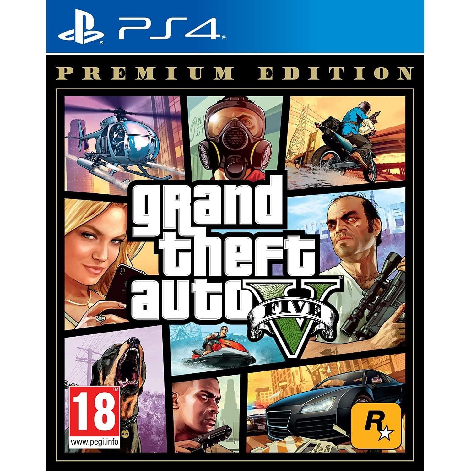 Buy playstation,Grand Theft Auto V: Premium Edition For PS4 - Gadcet.com | UK | London | Scotland | Wales| Ireland | Near Me | Cheap | Pay In 3 | Games
