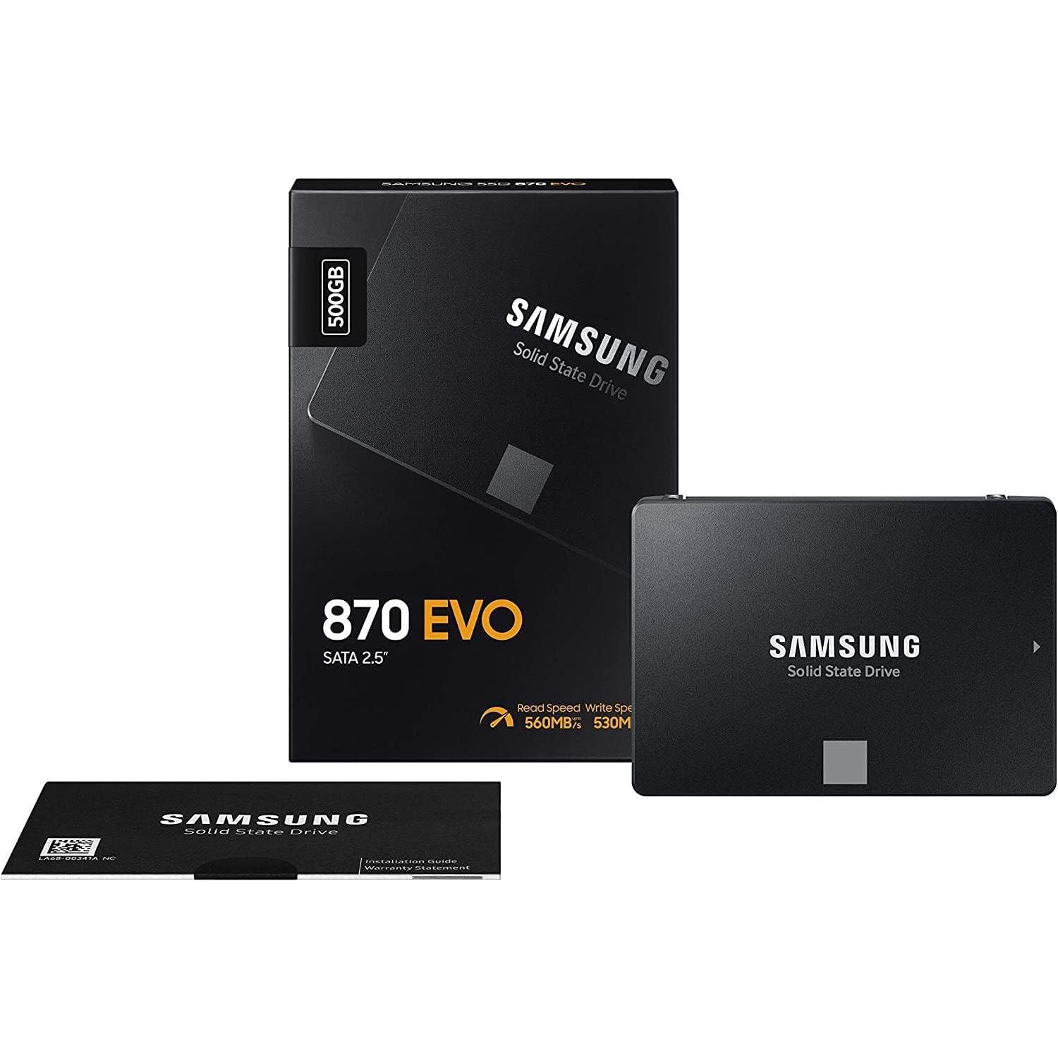 Buy Samsung,Samsung 870 EVO Series ATA III V-NAND MLC 2.5" 500 GB - Black - Gadcet.com | UK | London | Scotland | Wales| Ireland | Near Me | Cheap | Pay In 3 | Computers