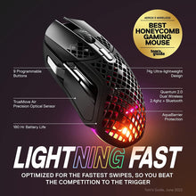 Buy SteelSeries,SteelSeries Aerox 5 Wireless Gaming Mouse – Ultra Lightweight 74g – 9 Buttons – Bluetooth/2.4 GHz – 180 Hr Battery – IP54 Water Resistant – PC/MAC – FPS, MOBA, Battle Royale - Gadcet.com | UK | London | Scotland | Wales| Ireland | Near Me | Cheap | Pay In 3 | Computer Accessories