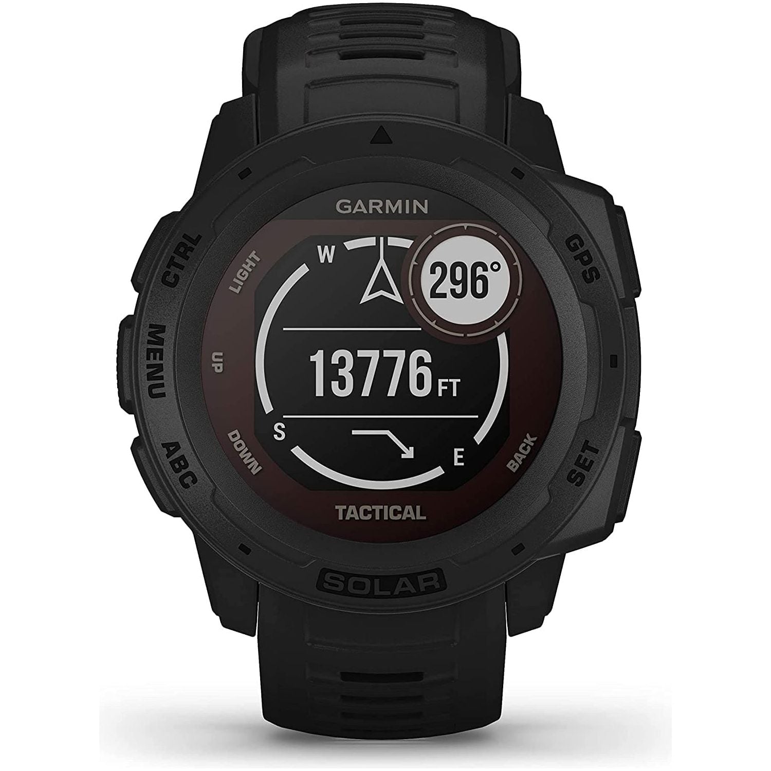 Garmin Instinct Solar Tactical, Solar-powered Rugged Outdoor Smartwatch with Tactical Features, Built-in Sports Apps and Health Monitoring, Black - Gadcet.com