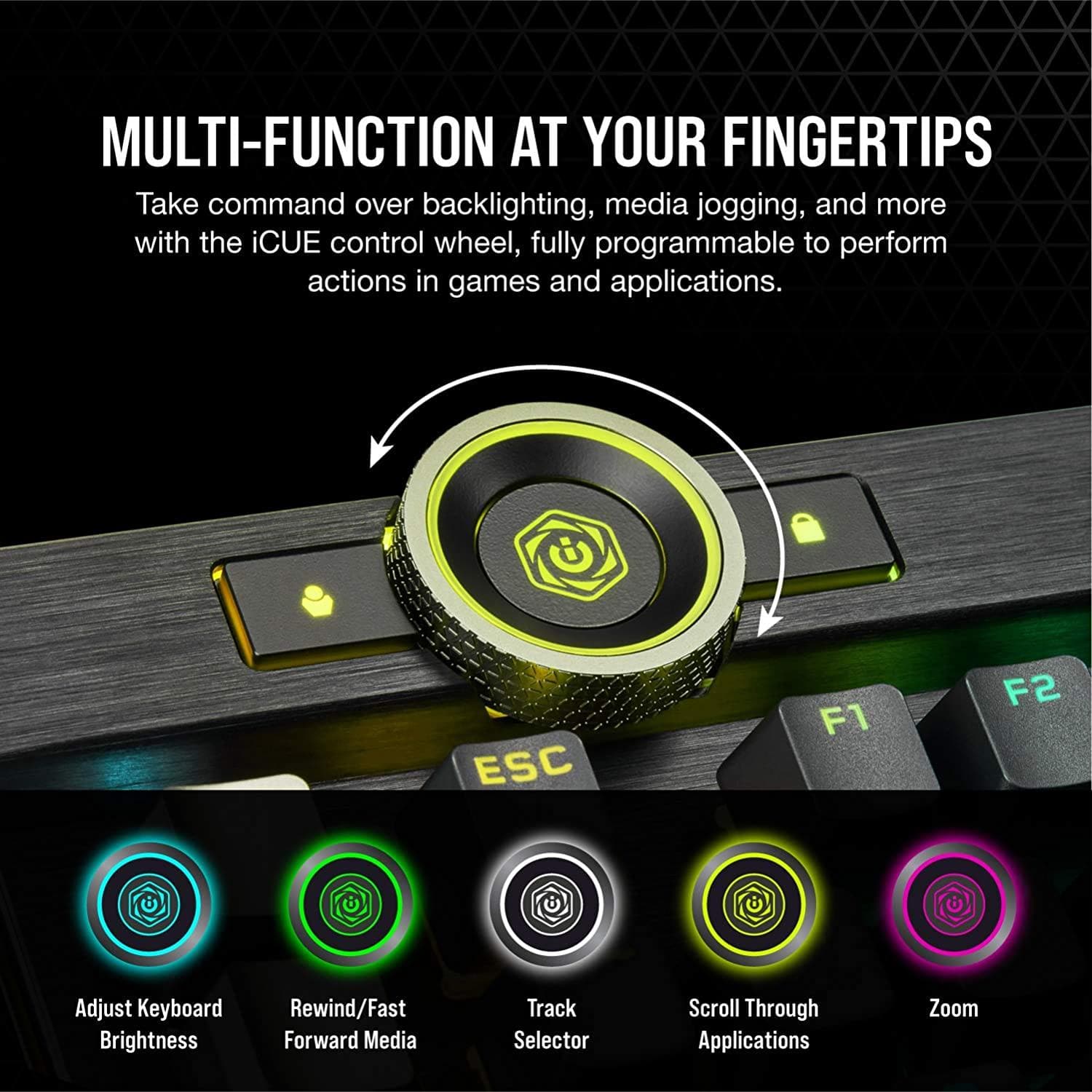 Buy Corsair,Corsair K100 RGB MX Speed Mechanical Gaming Keyboard - Gadcet.com | UK | London | Scotland | Wales| Ireland | Near Me | Cheap | Pay In 3 | Keyboards