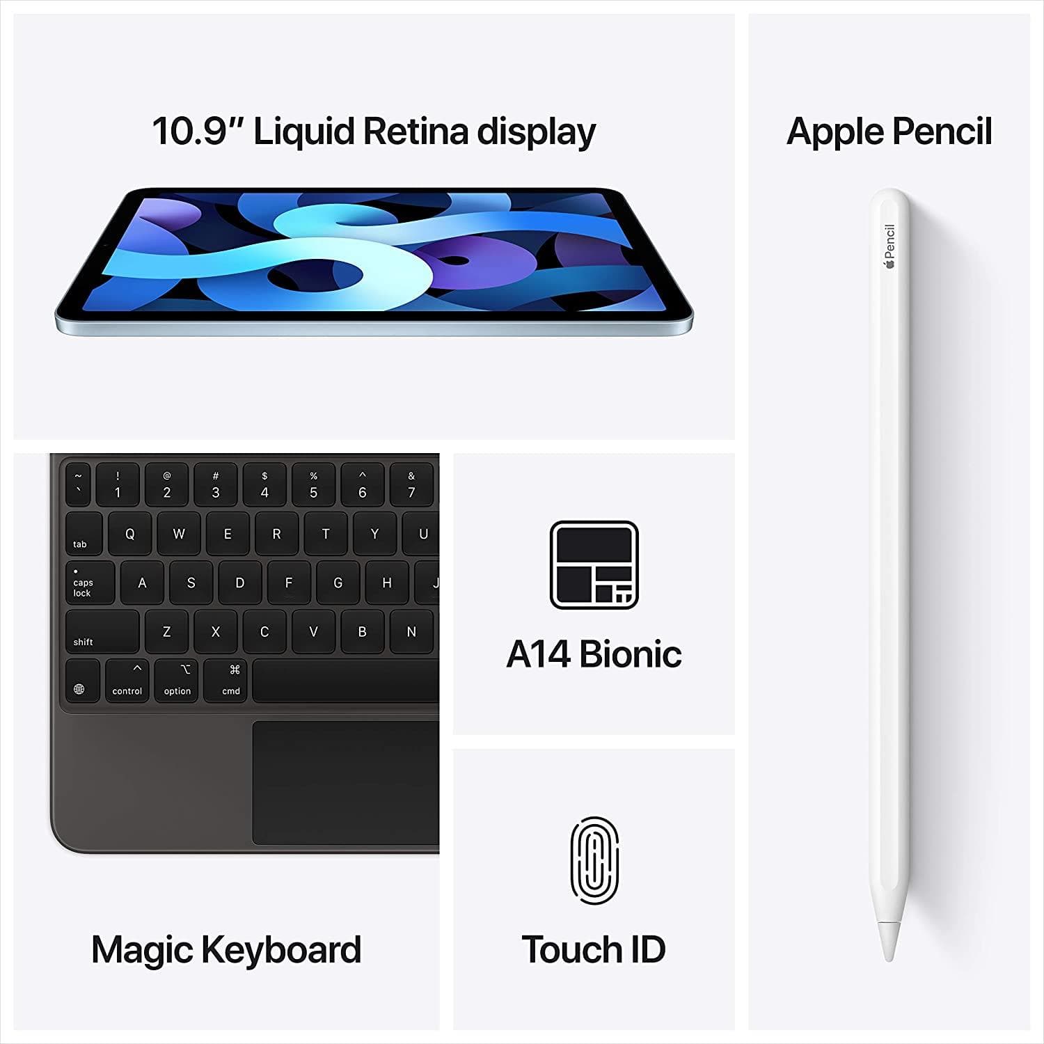 Buy Apple,Apple iPad Air 2020 10.9in Wi-Fi Only 64GB - Sky Blue - Gadcet.com | UK | London | Scotland | Wales| Ireland | Near Me | Cheap | Pay In 3 | Mobile Phones