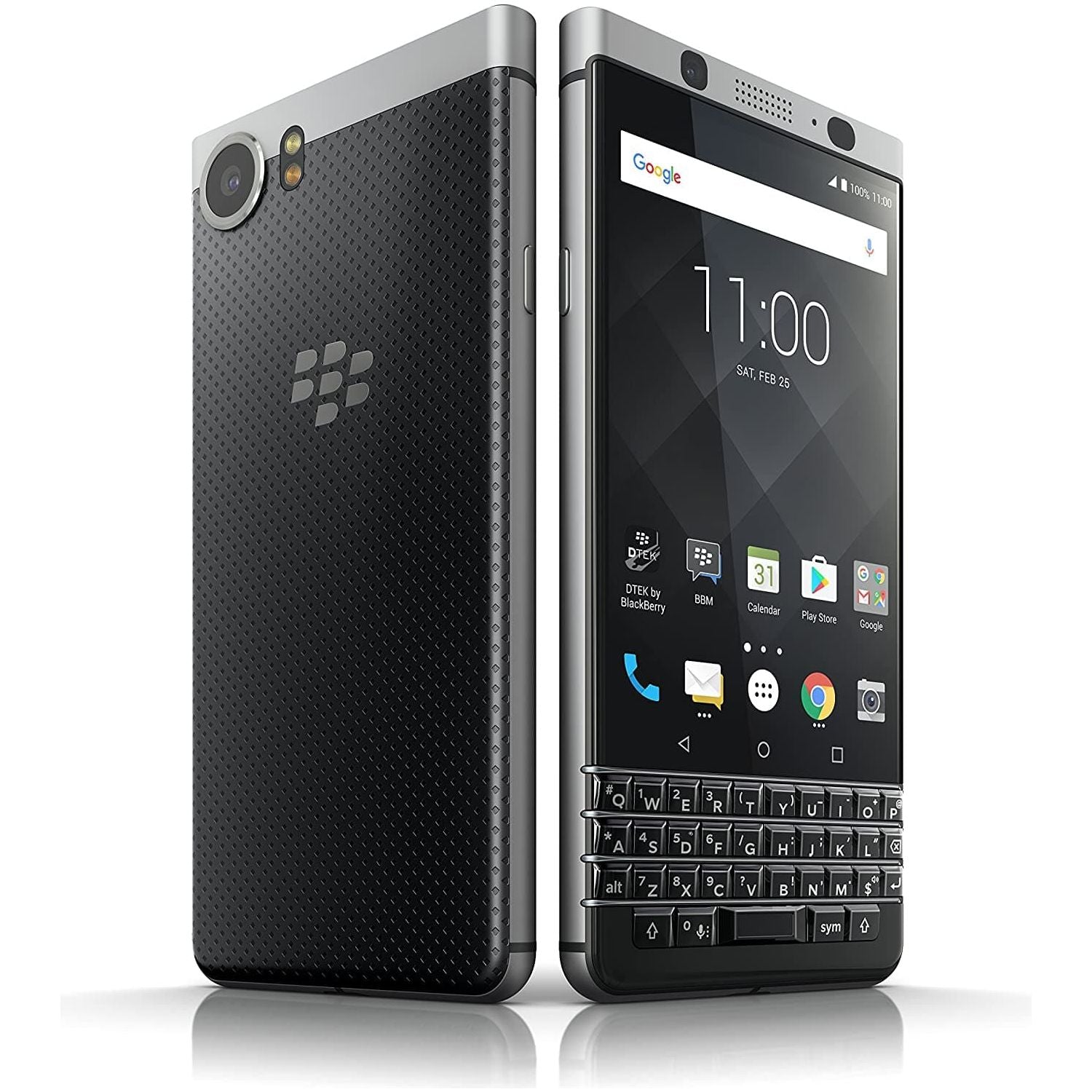 Buy BlackBerry,BlackBerry KEYone 32GB 3GB RAM, Smartphone, Silver - Unlocked - Gadcet.com | UK | London | Scotland | Wales| Ireland | Near Me | Cheap | Pay In 3 | Mobile Phones