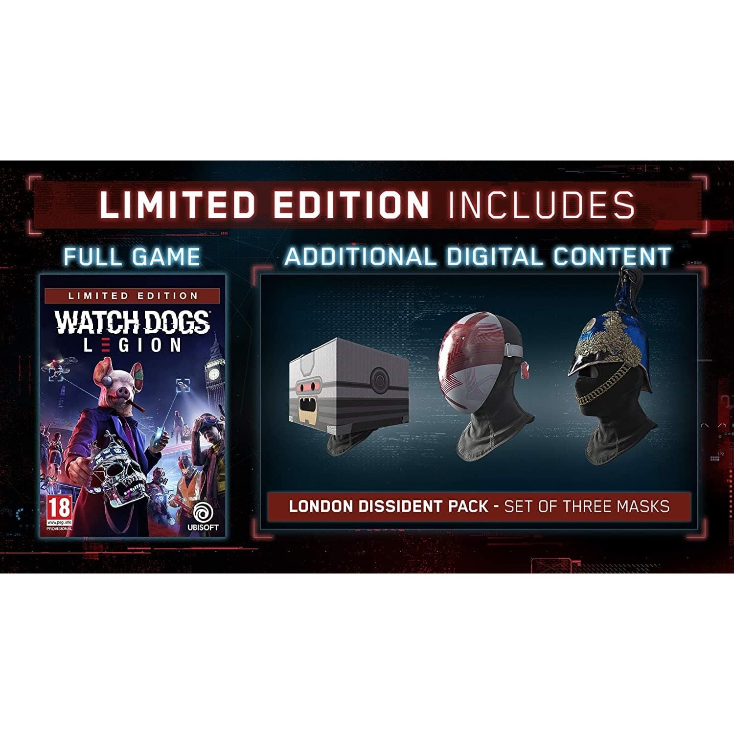 Buy Sony,Watch Dogs Legion Limited Edition for PS5 - Gadcet.com | UK | London | Scotland | Wales| Ireland | Near Me | Cheap | Pay In 3 | Video Game Software