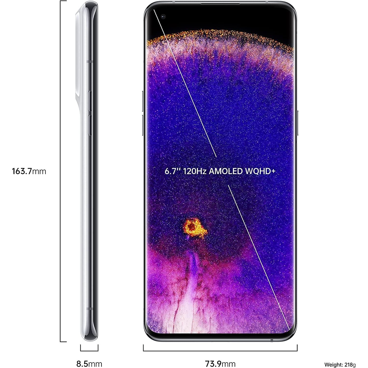 Oppo,OPPO Find X5 PRO 5G 256GB Mobile Phone - White - Unlocked - Gadcet.com