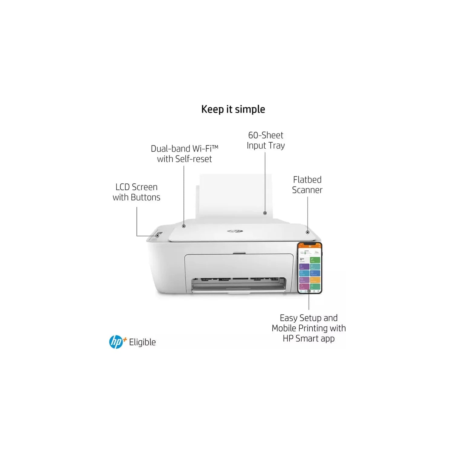 HP Plus DeskJet 2710e Inkjet Printer