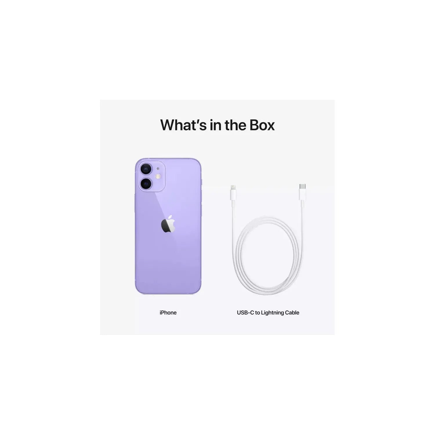 Apple iPhone 12 mini 5G 128GB, Purple - Unlocked