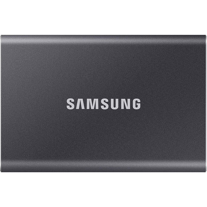 Buy Samsung,Samsung T7 500GB Portable SSD Hard Drive Titanium Grey - Gadcet.com | UK | London | Scotland | Wales| Ireland | Near Me | Cheap | Pay In 3 | Hard Drives