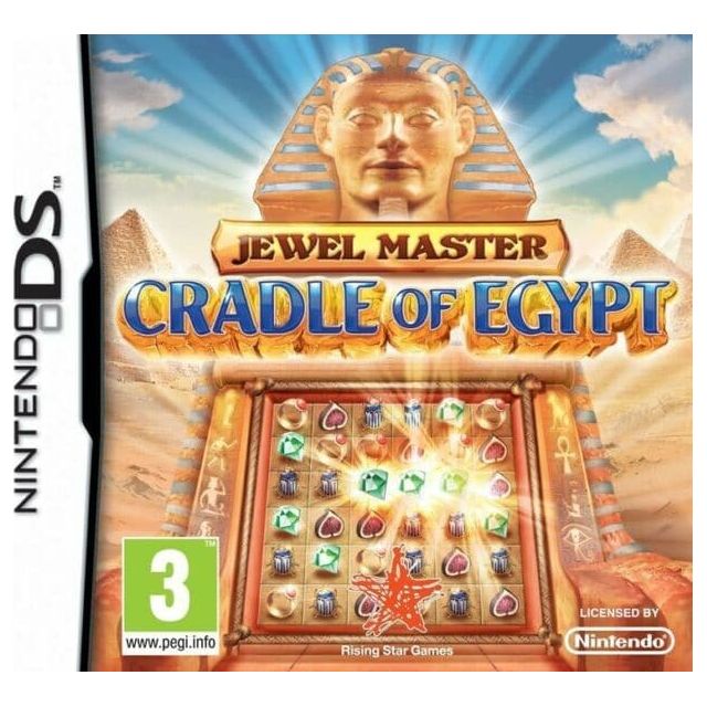 JEWEL Master Cradle of Egypt Nintendo DS NDS 2ds DSL DSi 3ds Video Game