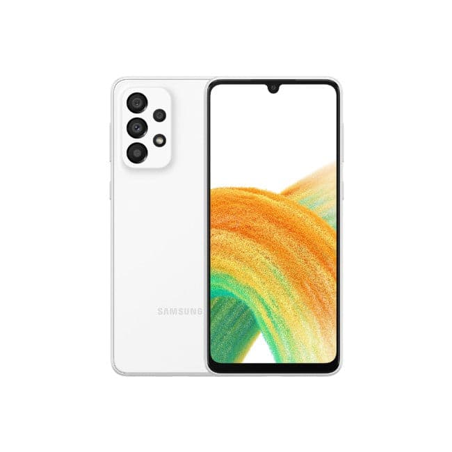 Buy Samsung,Samsung Galaxy A33 5G 128GB Storage, 6GB RAM, Dual Sim - White - Unlocked - Gadcet.com | UK | London | Scotland | Wales| Ireland | Near Me | Cheap | Pay In 3 | Mobile Phones