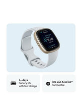 Fitbit,Fitbit Sense 2 Smart Watch - Blue Mist/ Soft Gold - Gadcet.com