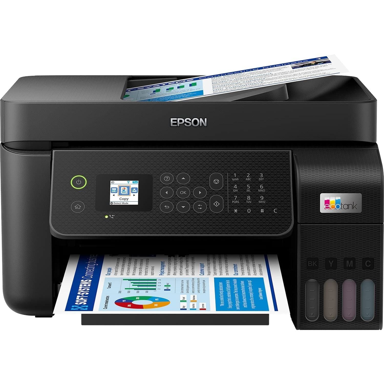 Epson EcoTank ET-4800 Print/Scan/Copy Wi-Fi Ink Tank Printer, With Up To 3 Years Worth Of Ink Included