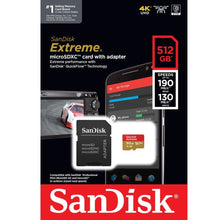 Buy Sandisk,SanDisk 512GB Extreme microSDXC card + SD adapter + RescuePRO Deluxe, up to 190MB/s, with A2 App Performance, UHS-I, Class 10, U3, V30 - Gadcet.com | UK | London | Scotland | Wales| Ireland | Near Me | Cheap | Pay In 3 | Hardware