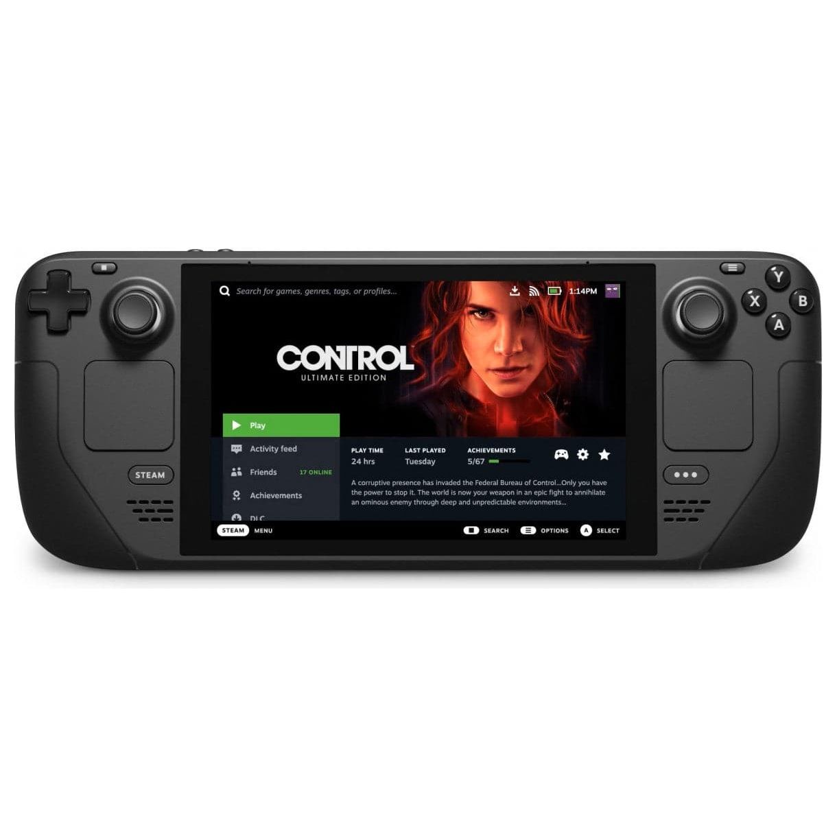 Valve,Valve Steam Deck Console with Carrying Case - 256GB with 16GB RAM - Black - Gadcet.com