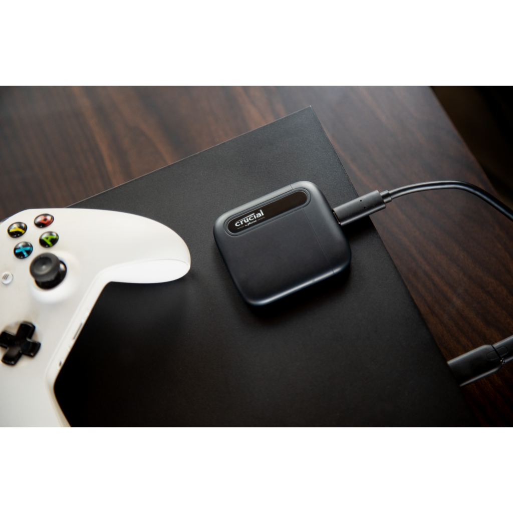 Crucial X6 2TB Portable SSD - Up to 800MB/s - PC and Mac - USB 3.2 USB-C External Solid State Drive - CT2000X6SSD9
