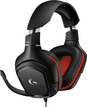 Logitech Gaming G332 Gaming Over-ear headset Corded Stereo Black, Red Volume control, Microphone mute