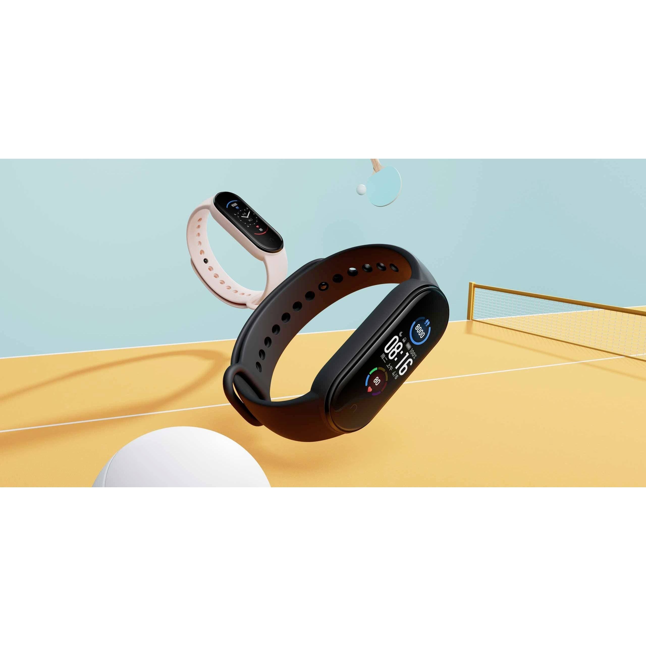 Xiaomi Mi Band 5 Global Version Fitness wristband, 1.1 ″ AMOLED color display, unisex, black