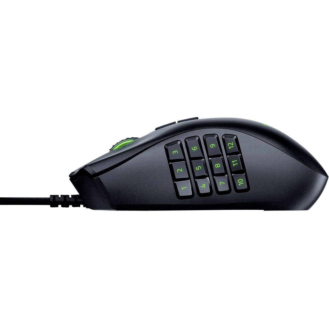 RAZER Naga Trinity Gaming mouse USB Optical Black 19 Buttons 16000 dpi Backlit, Ergonomic