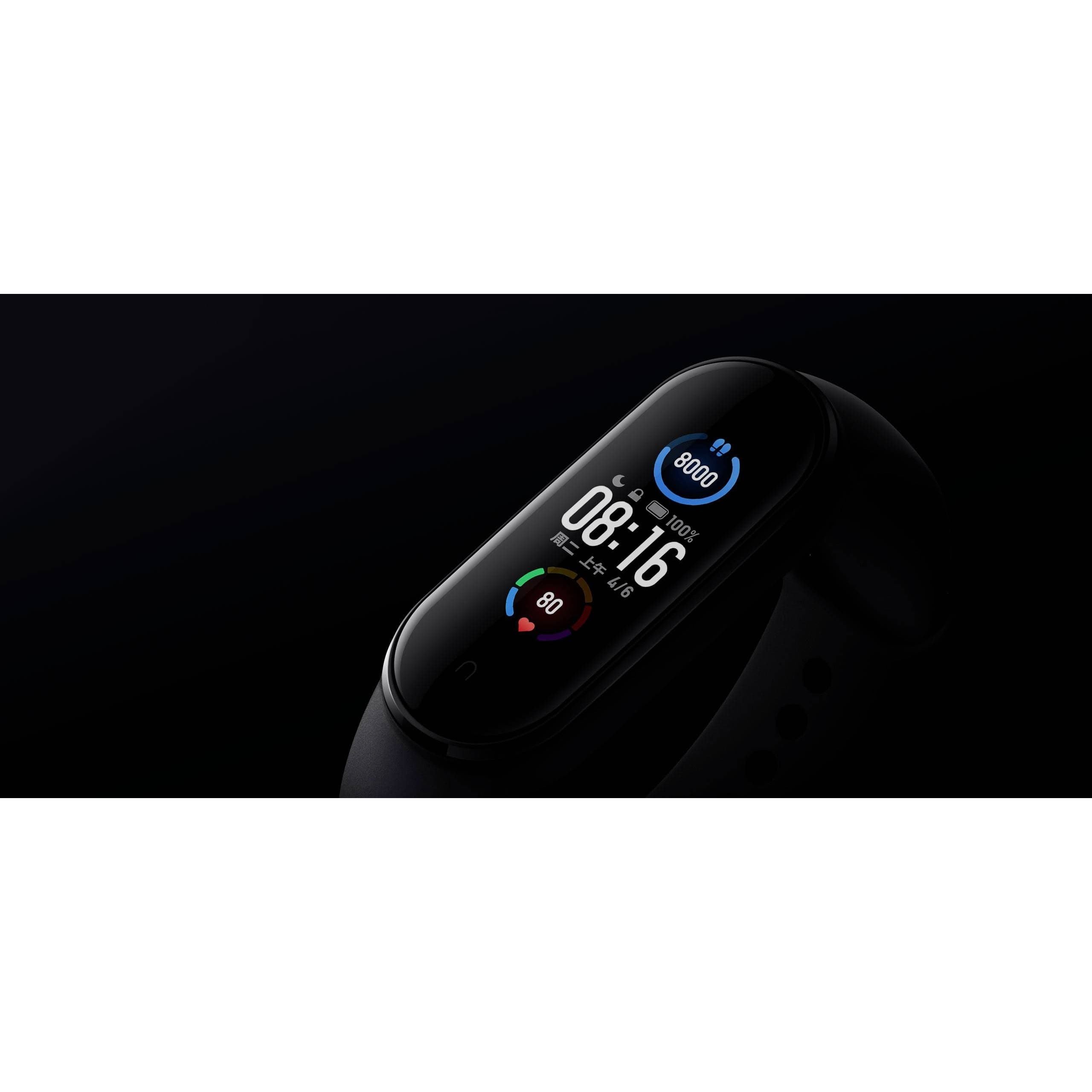Xiaomi Mi Band 5 Global Version Fitness wristband, 1.1 ″ AMOLED color display, unisex, black