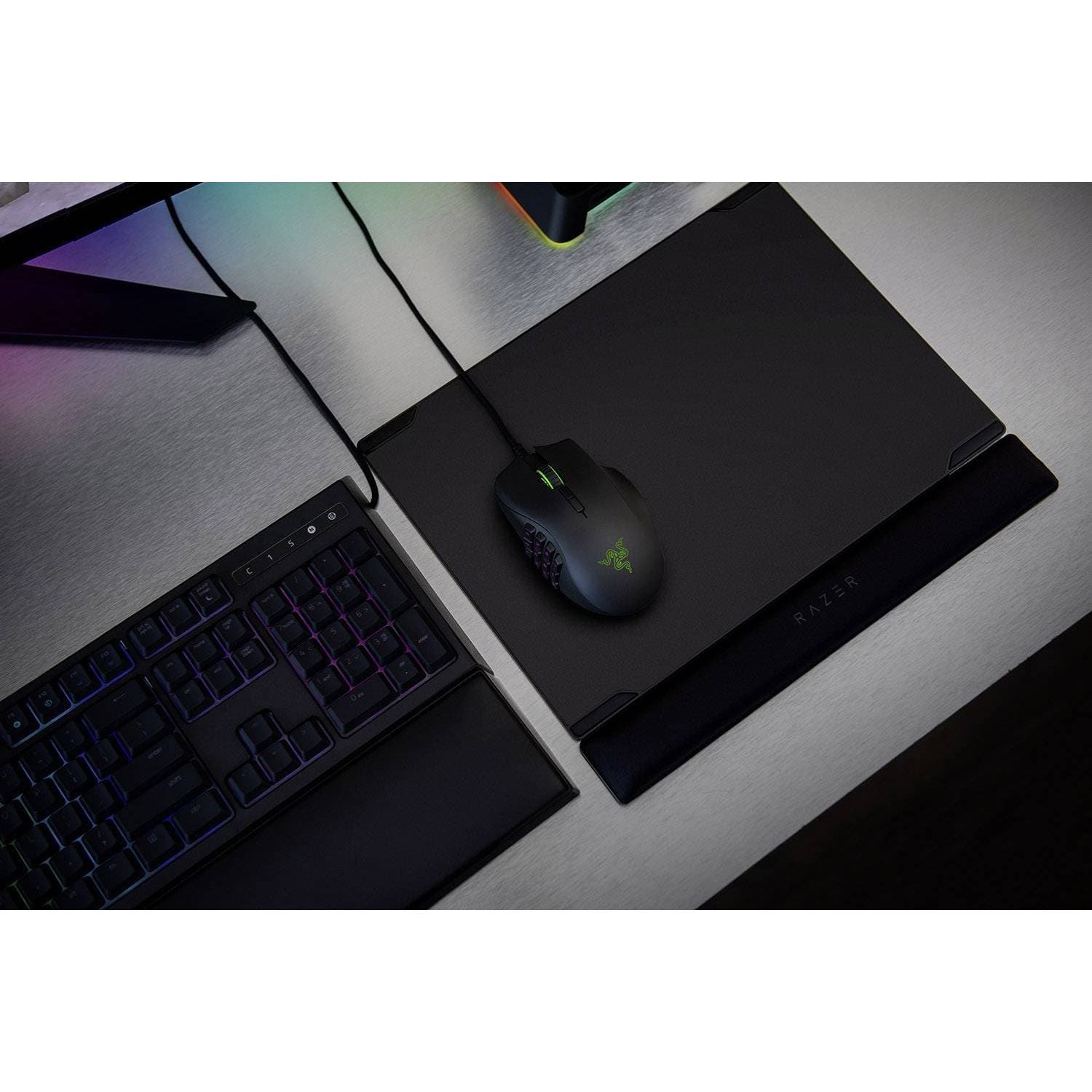 RAZER Naga Trinity Gaming mouse USB Optical Black 19 Buttons 16000 dpi Backlit, Ergonomic