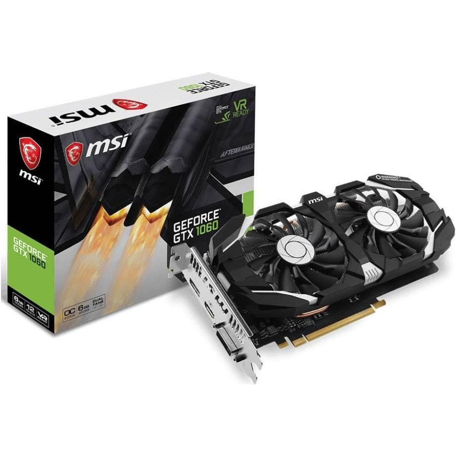 Buy MSI,MSI Gaming GPU Nvidia GeForce GTX1060 6GT Overclocked 6 GB GDDR5 RAM PCIe x16 HDMI™, DisplayPort, DVI Superclocked - Gadcet.com | UK | London | Scotland | Wales| Ireland | Near Me | Cheap | Pay In 3 | Desktop Computers